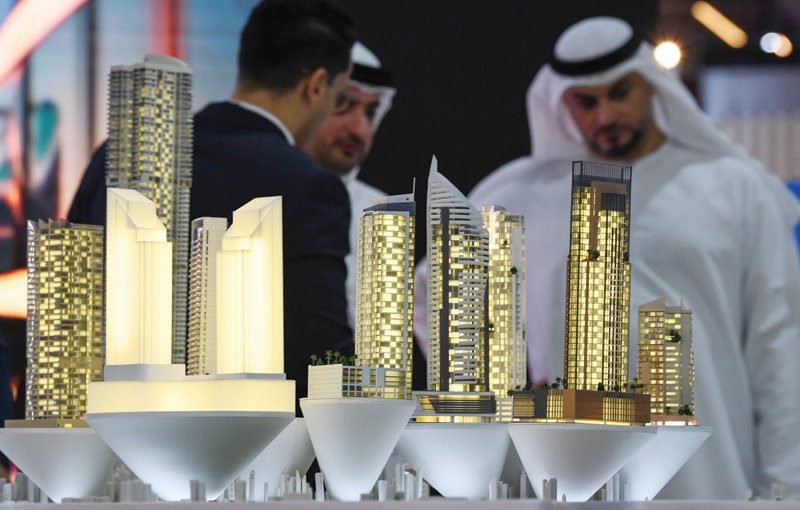 DUBAI: This photo taken on Sept 25, 2019 shows a view of the Cityscape Global exhibition at the Dubai World Trade Centre. - AFP 