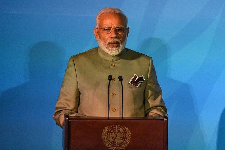 The decision to honor Narendra Modi provoked several withering op-eds and the ire of three Nobel prize winners, citing rising attacks against minorities under his tenure (AFP )
