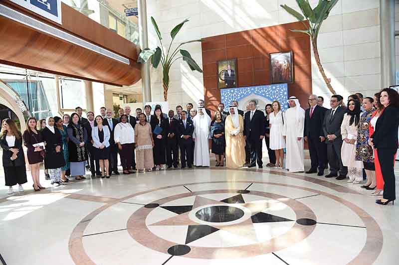 KUWAIT: A group picture of participants at the seminar held at Sheikh Sabah Al-Ahmad Al-Jaber Al-Sabah headquarters (the UN House). — Photos by Fouad Al-Shaikh