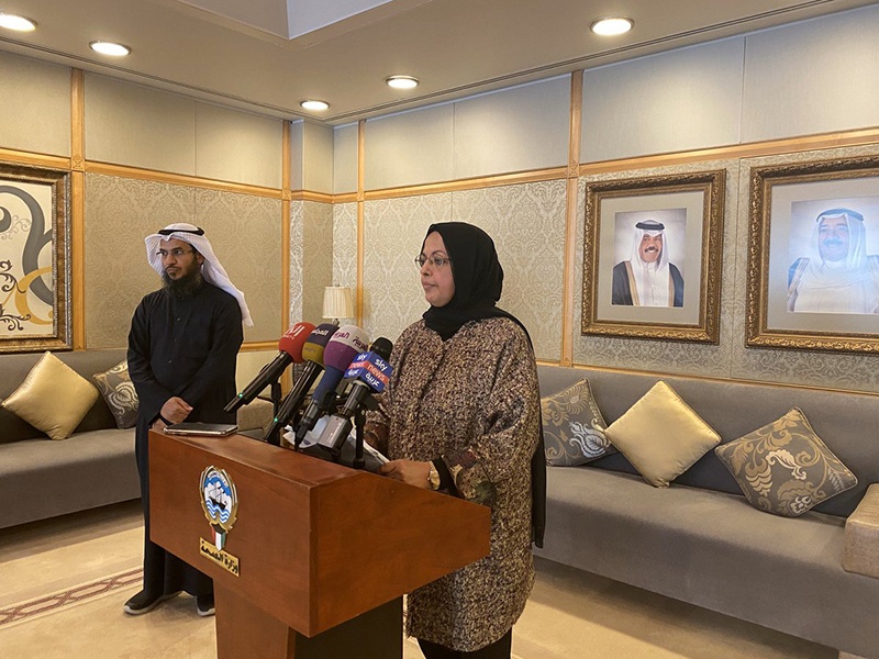 Dr. Buthaina Al-Mudhaf, assistant undersecretary for Public Health Affairs at Health Ministry
