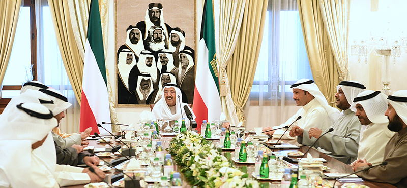 His Highness Amir chairs the ministerial council extraordinary session