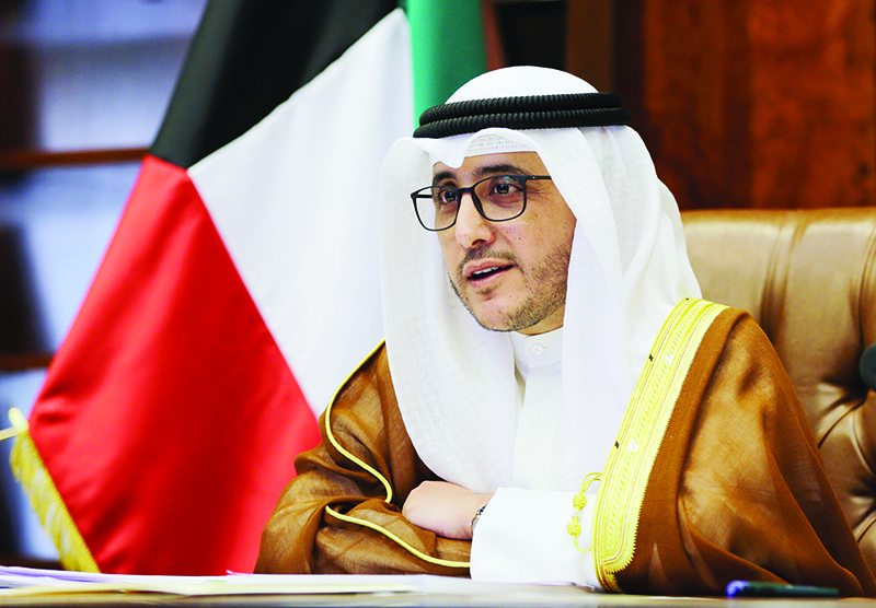 Kuwait’s Foreign Minister Sheikh Dr Ahmad Nasser Al-Mohammad Al-Sabah