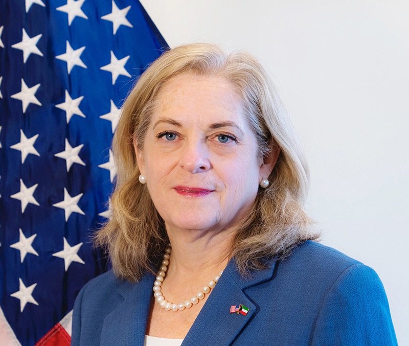 US Ambassador to Kuwait Alina Romanowski