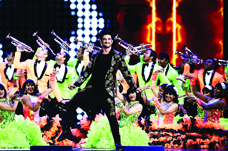  In this file photo taken on July 15, 2017 Bollywood actor Sushant Singh Rajput performs during IIFA award of the 18th International Indian Film Academy (IIFA) Festival at the MetLife Stadium in East Rutherford, New Jersey.