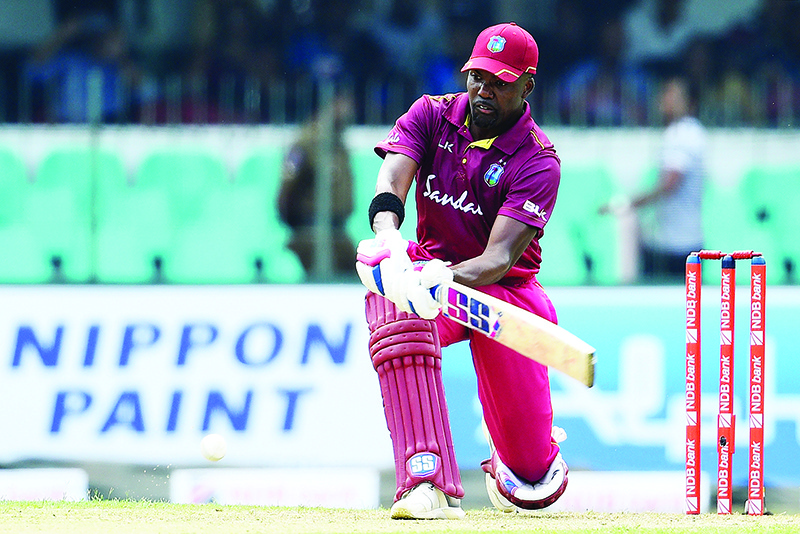 COLOMBO: File photo of West Indies’ Darren Bravo plays a shot during the first one day international (ODI) cricket match between Sri Lanka and West Indies at the Sinhalese Sports Club (SSC) International Cricket Stadium in Colombo. Bravo was among three West Indies cricketers to turn down a chance to tour England to play three back-to-back Tests in July, Cricket West Indies (CWI) announced on June 3, 2020.  — AFP