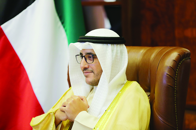 Kuwaiti Foreign Minister Sheikh Dr Ahmad Nasser Al-Mohammad Al-Sabah.