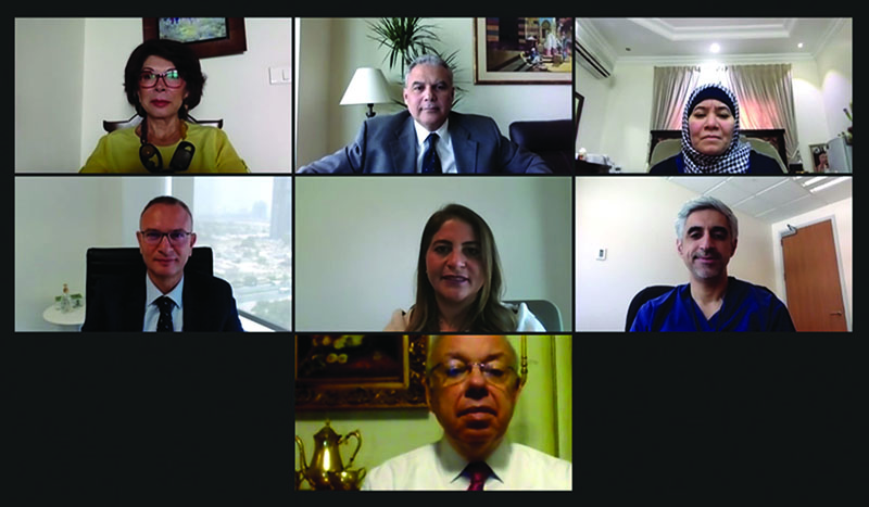 KUWAIT: Participants at the ‘Managing type 2 diabetes during COVID-19’ webinar.