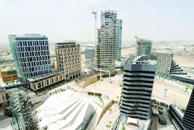 RIYADH: View shows the King Abdullah Financial District, north of Riyadh. — Reuters