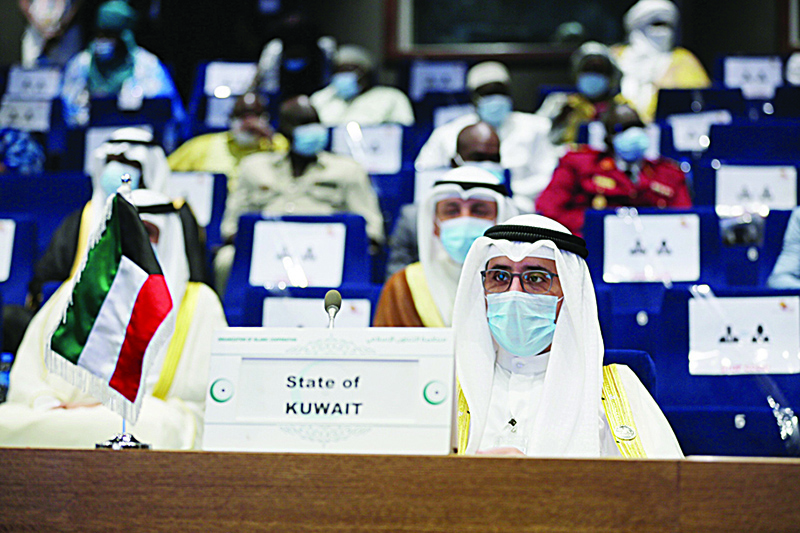 NIAMEY: Kuwait’s Foreign Minister Sheikh Dr Ahmad Nasser Al-Mohammad Al-Sabah attends the Organization of Islamic Cooperation (OIC) 47th session of the Council of Foreign Ministers in Niamey, Niger. —KUNA