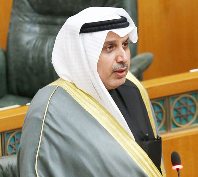 New Kuwaiti Defence Minister Sheikh Hamad Jaber al-Ali al-Sabah attends a parliament session at Kuwait's national assembly in Kuwait City on December 22, 2020. (Photo by YASSER AL-ZAYYAT / AFP)