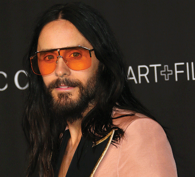 In this file photo US actor/musician Jared Leto arrives for the 2019 LACMA Art+Film Gala at the Los Angeles County Museum of Art in Los Angeles.-AFP n