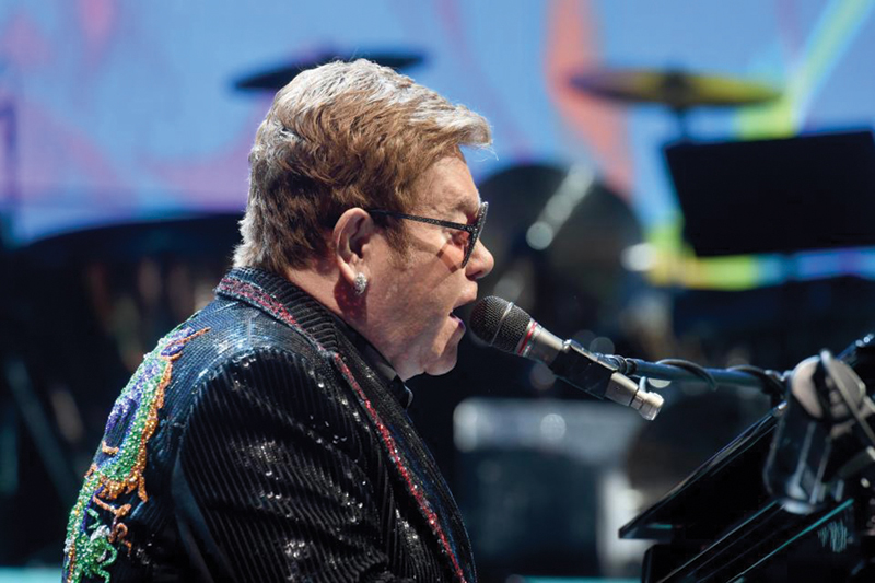 Elton John is one of the musicians criticizing the British government's Brexit deal.-AFP n