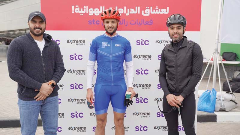 KUWAIT: Ahmad Al-Nowaibet in Friday Ride cycling event.