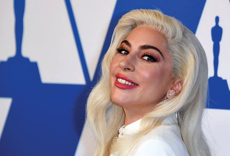 In this file photo Lead Actress nominee for “A Star is Born” and Original Song nominee for “Shallow” from “A Star is Born” singer/songwriter Lady Gaga arrives for the 91st Oscars Nominees Luncheon at the Beverly Hilton hotel in Beverly Hills. — AFP 