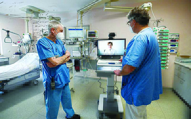 So-called telemedicine has become increasingly popular during the pandemic.-AFPn