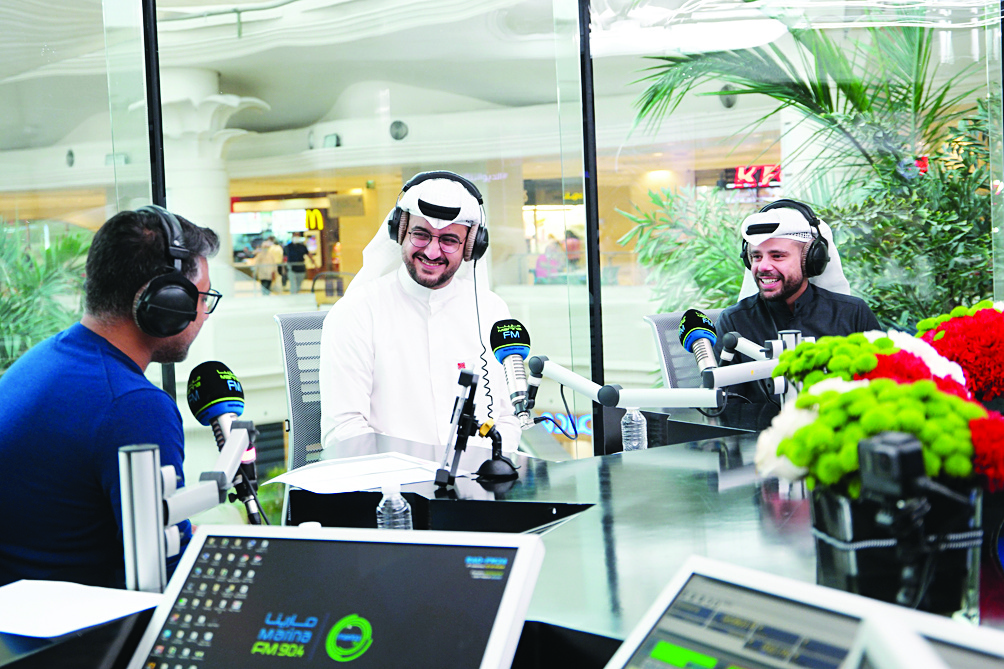 KUWAIT: Ooredoo Kuwait Advertising and Marketing Manager Naser Al-Abdullah, and Public Relations and Internal Communications Manager Nazem Al-Ghabra hosted on Marina FM 'Al-Dewaniya' program.n