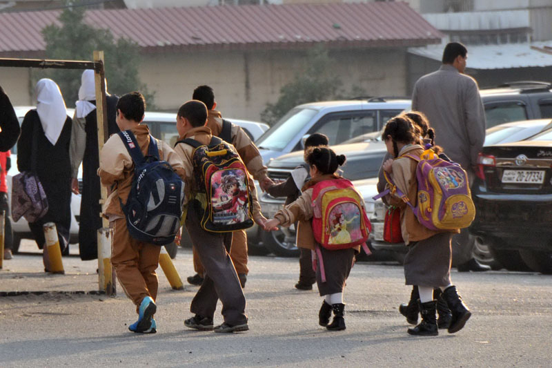 KUWAIT: Children head back to school in this file photo. 