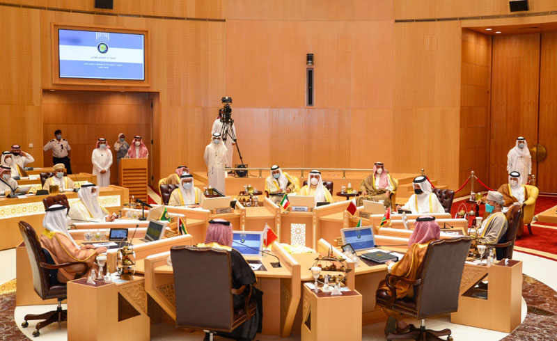 RIYADH: GCC foreign ministers attend the 147th session of the GCC ministerial council in Riyadh, Saudi Arabia yesterday. – KUNAn