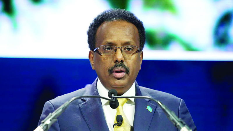 MOGADISHU: Somalia's President Mohamed Abdullahi Mohamed has signed a controversial law extending his mandate for another two years.-- AFPn