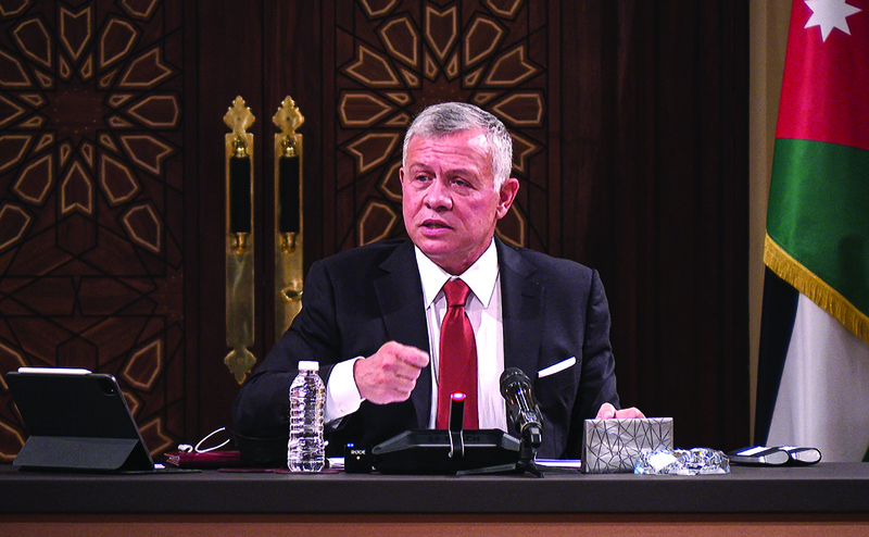 Jordanian King Abdullah IIn