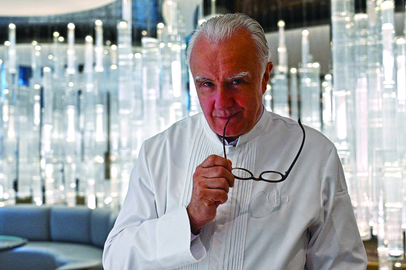 (In this file photo chef Alain Ducasse poses for a picture during an interview with AFP at his restaurant Alain Ducasse at the Morpheus hotel in Macau. — AFP n
