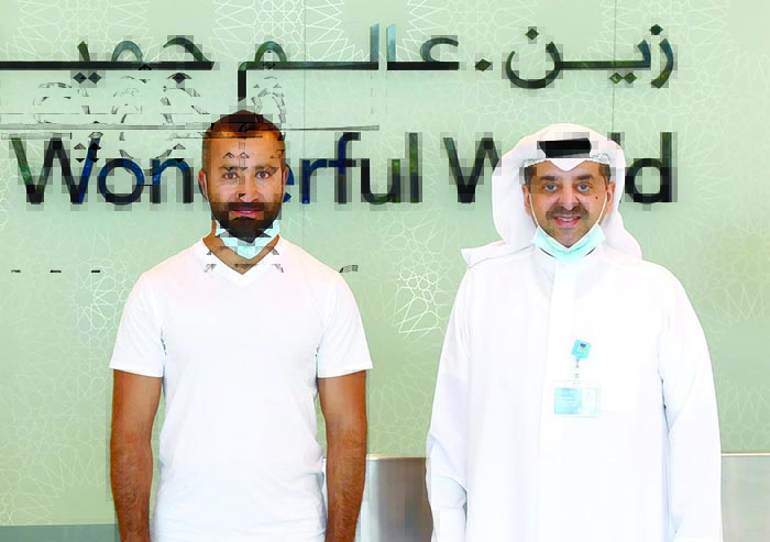 KUWAIT: Waleed Al-Khashti (right) with Yousef Al-Abdulrazzaq.