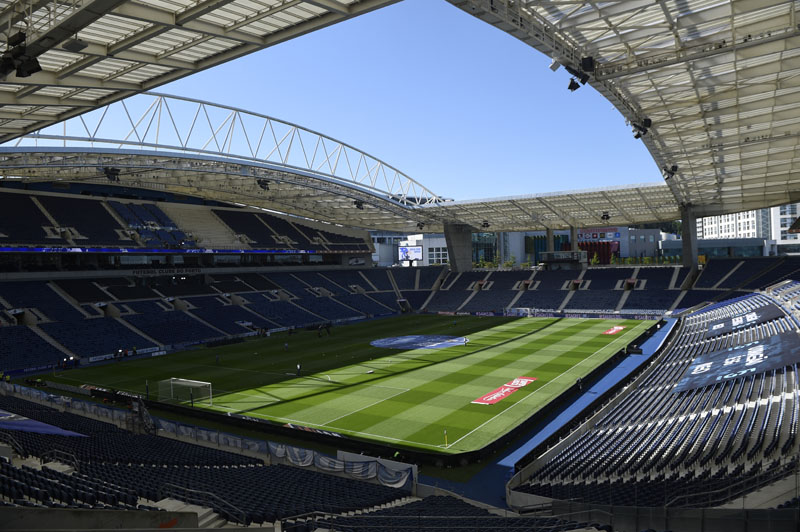 PORTO: General view taken of the Dragao stadium in Porto, which is set to host the Champions League Final on Saturday. - AFPnn