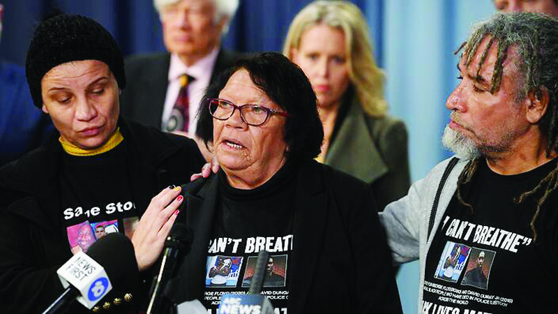 SYDNEY: Leetona Dungay, the mother of David Dungay Jr, speaks during a press conference at NSW Parliament in Sydney.-AAPn