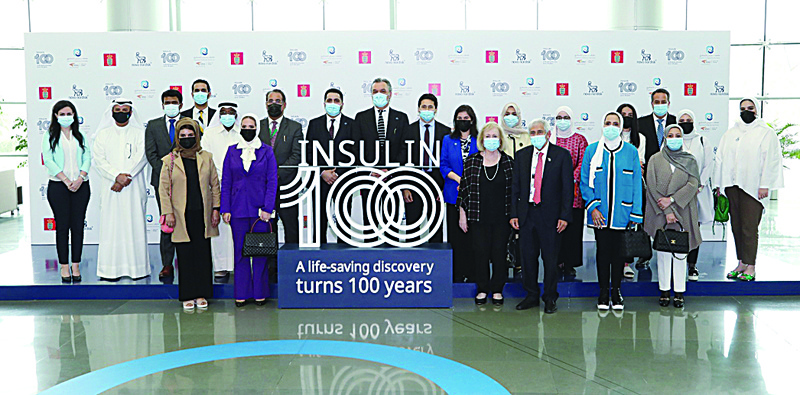 KUWAIT: Officials celebrate 100th anniversary of insulin at Dasman Diabetes Institute.