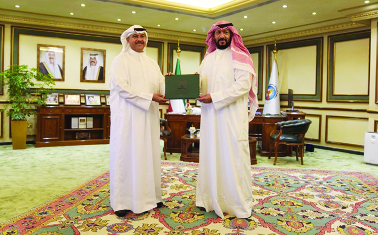 KUWAIT: Sheikh Talal Al-Khaled and Abdulwahab Al-Roshood.