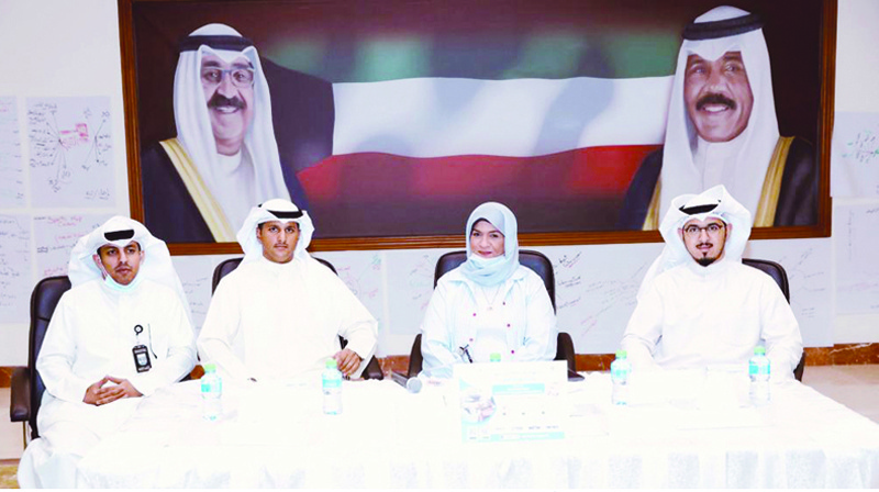 KUWAIT: (From left) Mushari Al-Thafiri, Abdullah Al-Ali, Suad Hakim and Faisal Abul.n