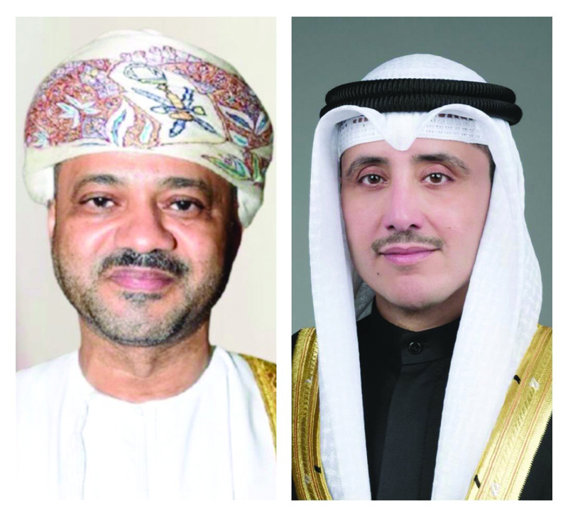 Badr Al-Busaidi (left) and Sheikh Dr Ahmad Al-Sabahn