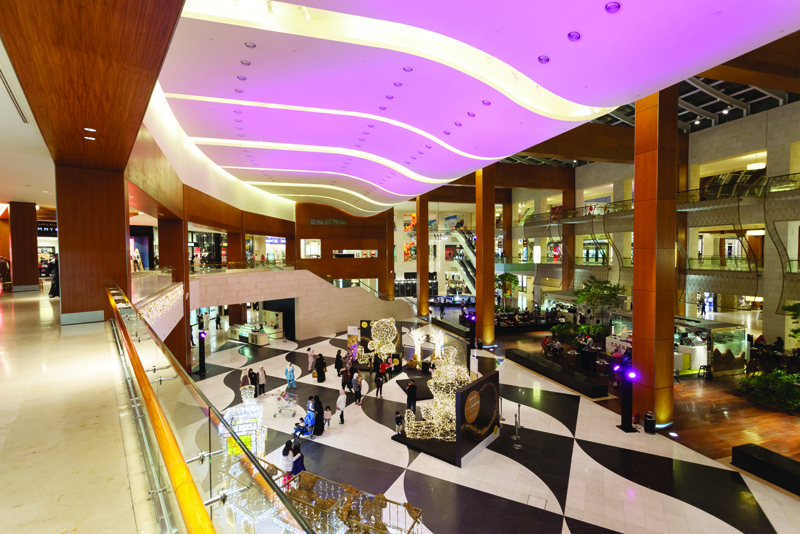 KUWAIT: This file photo shows the interior of a shopping mall in Kuwait.n