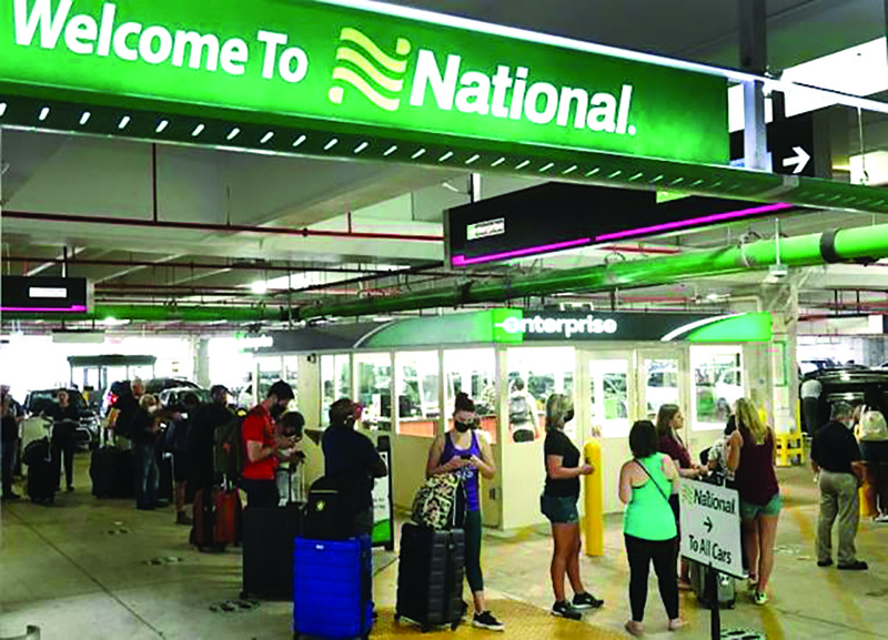 Long waits at car rental counters is something that many vacationers in Europe may face this summern