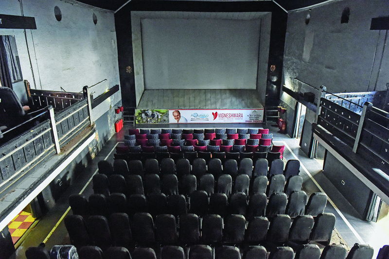 This photograph shows the Shahi Theatre in Shimla. – AFP photosn