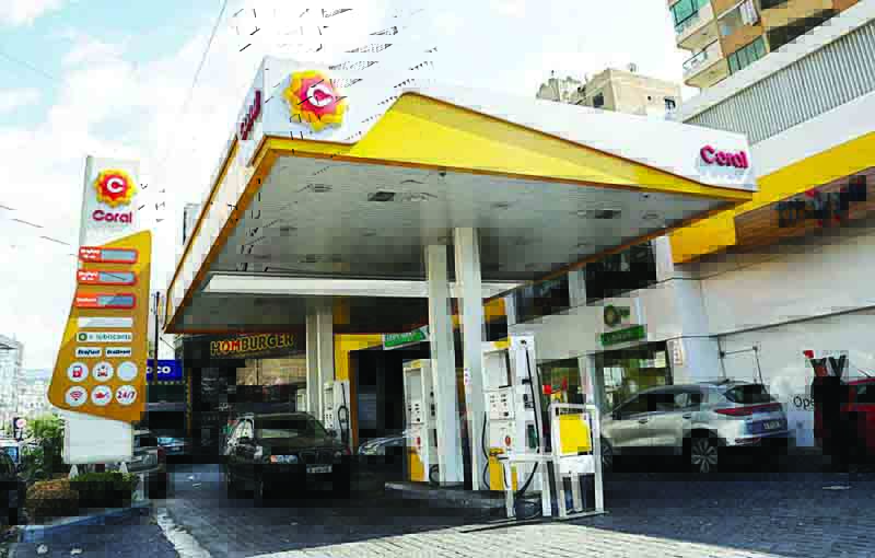 BEIRUT: File photo shows a Coral petrol station in the Lebanese capital Beirut. The key oil company said it would stop supplying its gas stations with fuel amid severe shortages that have brought the crisis-hit country to a halt. – AFPn