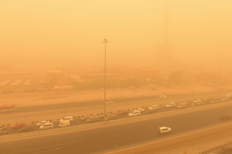 KUWAIT: This file photo shows a dust storm in Kuwait. - KUNAnnn