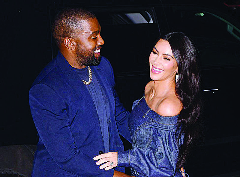 Kim Kardashian West and Kanye Westn