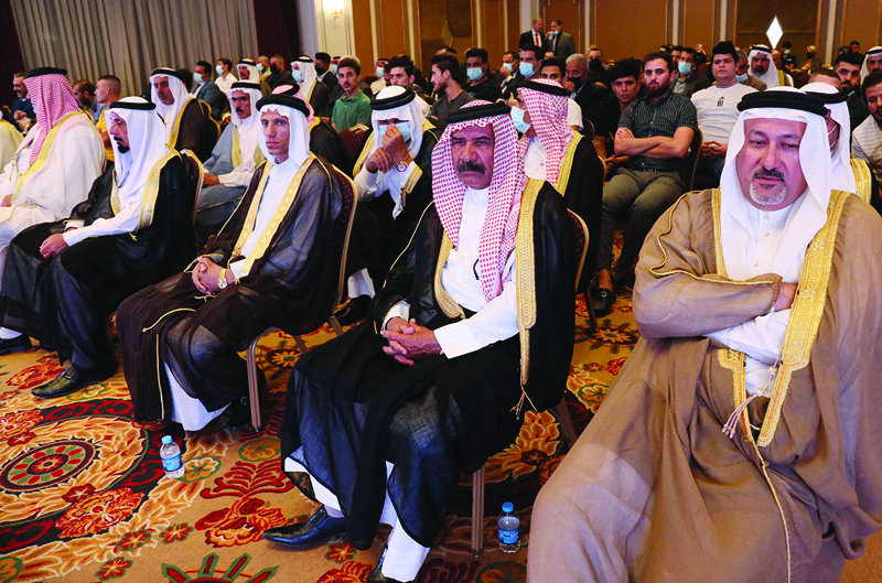 ARBIL: Iraqis attend a conference organized by US think-tank Center for Peace Communications on Friday. - AFP n