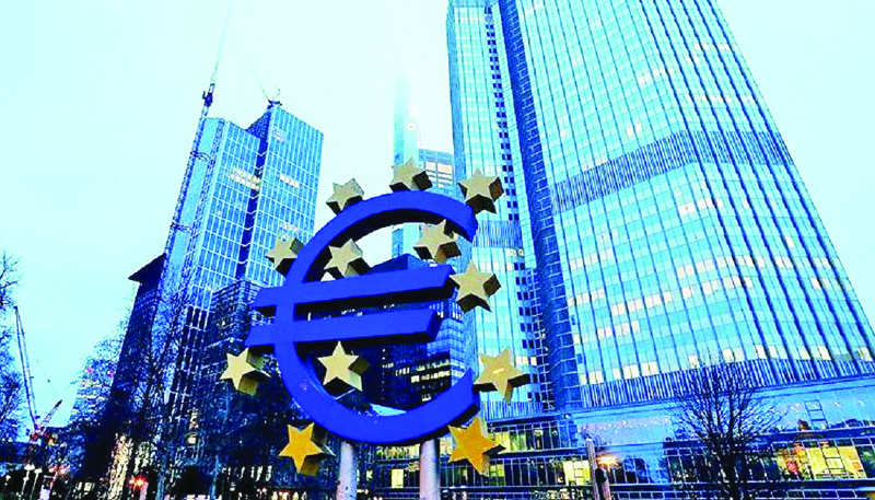 FRANKFURT: European Central Bank's 25-member governing council held interest rates at their historic lows yesterday, including a negative bank deposit rate that means lenders pay to park excess cash at the central bank. - AFPn