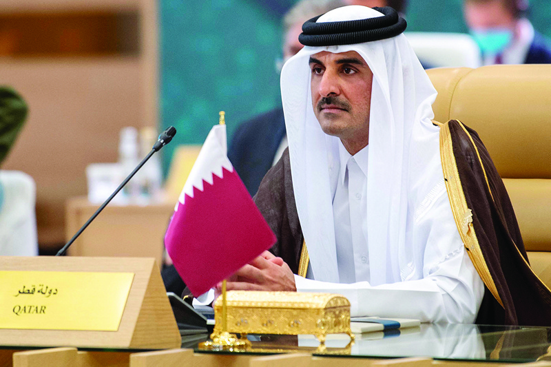 Qatari Amir Sheikh Tamim bin Hamad Al-Thanin