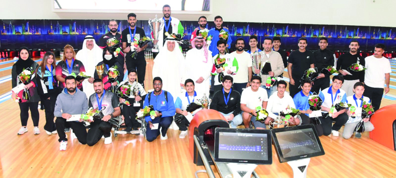 KUWAIT: A group photo of the winners at the conclusion of the tournament.n