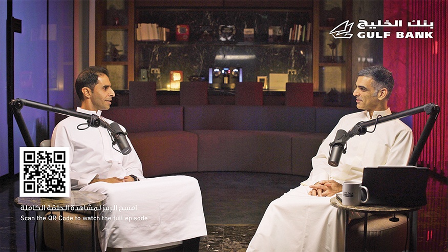KUWAIT: Tareq Al-Saleh interviews Ahmed Al-Majed during Gulf Bank’s second episode of ‘Let’s Talk Business’ podcast.
