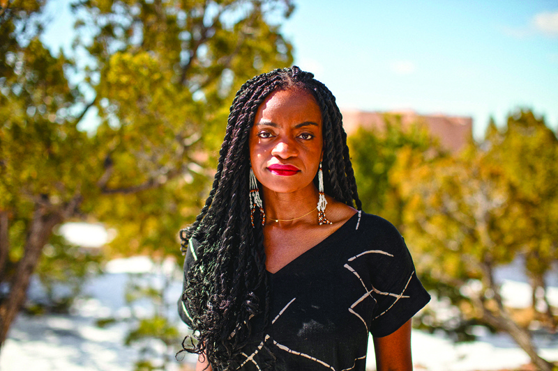 SANTA FE: This handout photo 21 shows a portrait of Ifeoma Ozoma at her home in Santa Fe, New Mexico. - AFP n