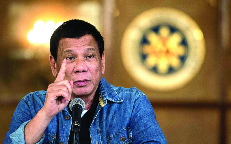 Philippine's President Rodrigo Duterte 