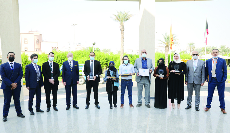 KUWAIT: A group photo featuring the winning students and staff from the Australian College of Kuwait.n