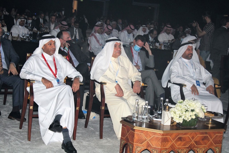 DUBAI: Kuwait Chamber of Commerce and Industry Chairman Mohammad Al-Saqer (center) participates in the conference. - KUNAn