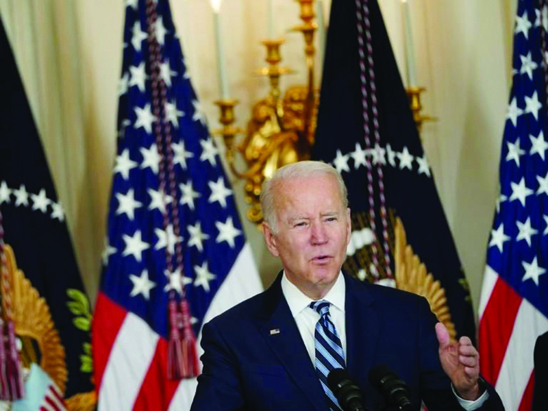 WASHINGTON: US lawmakers elevated President Joe Biden's giant social welfare bill to the Senate on Friday in a major step toward realizing his vision for the more equitable and greener society.n