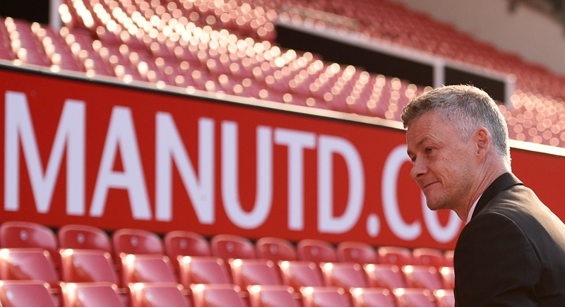 MANCHESTER: In this file photo taken on March 28, 2019 Manchester United's Norwegian manager Ole Gunnar Solskjaer is seen during a photo call at Old Trafford in Manchester, northwest England, after it was announced that he was appointed as the club’s full-time manager on a three-year contract. – AFPnn