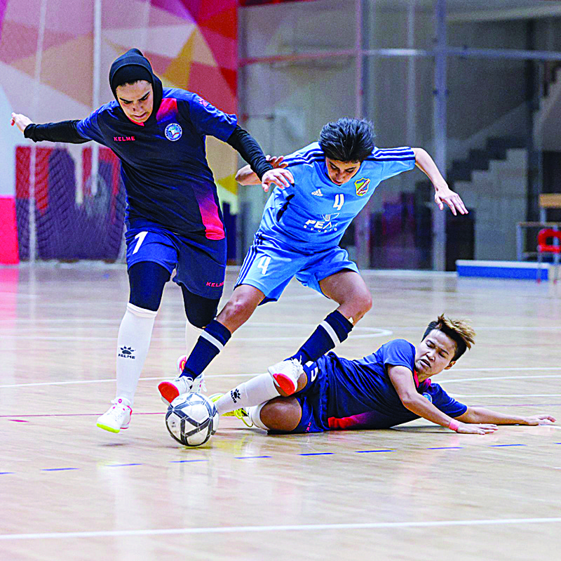 Al Arabi Fustal women team beat Kuwait Club